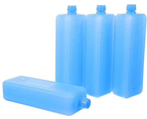 Glacières pour Réfrigérateur 4 Pièces Pe, Bacs à Glace pour Isotherme | Étuis de Refroidissement Efficaces, Congélateur, Ambiance Estivale, Usage Bureaux