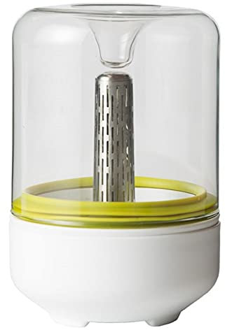 Chef'n Countertop Sprouter Kitchen Sprouting Kit, Grow Your Own Seeds Alfalfa Broccoli Mung Bean for Salads, Glass Jar In Gift Box, White, 10 x 15 cm