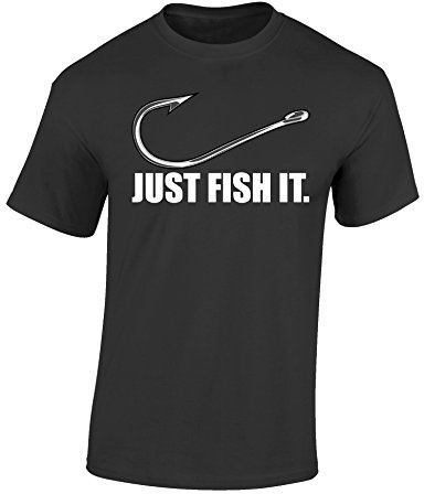 Fish it t-shirt för män: Fish it – sportfiskare t-shirt män – fiskarpresent – fiskekläder – fisketillbehör, Musmatta grå, 4XL