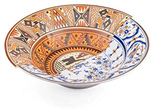 Seletti Hybrid Collezione Tavola, Piatto Fondo in Porcellana Tula ø Cm.25,4 h.4,3 | Seletti Hybrid Tula Piatto Fondo in Porcellana Ø 25,4 cm – Design CTRLZAKIl Seletti Hybrid Tula è un elegante piatto fondo