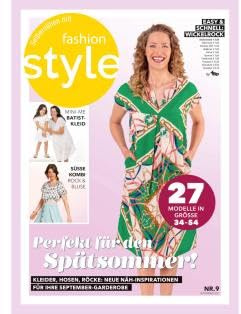 Fashion Style Nähmagazin: 09/2021, Schnittmuster ideal geeignet für Anfänger und Näherfahrene