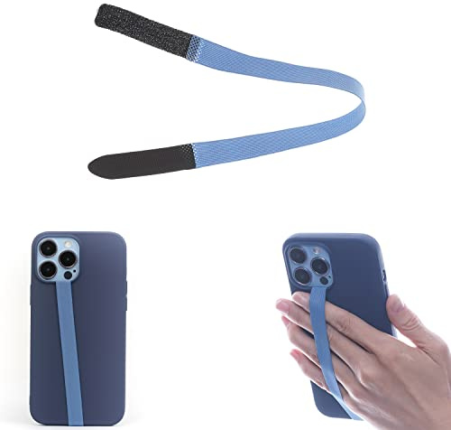 TFY Elastic Phone Strap, Universal Slim Hand Finger Grip, Non-slip Cell Phone Holder, fit Most Smartphones Case - 2 Pieces