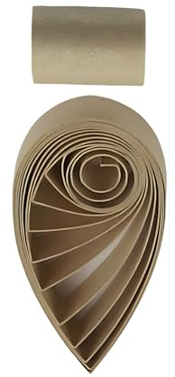 ODETOJOY Quilling-Papierstreifen, 3 mm, Rolle für Bastelarbeiten, Kartenherstellung, einfarbige Quilling-Streifen, 0,3 cm, 60 Stück
