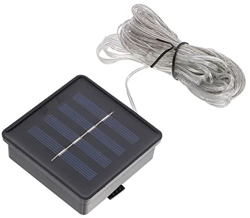 Yardwe Solar Led Lichterkette Für Sonnenschirm Outdoor Solar Strahler Gartendeko Weiß Licht Für Terrasse Garten Bbq Camping