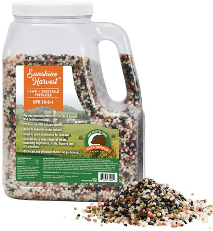 Just Scentsational Lawn & Vegetable Fertilizer NPK 10-6-4 12lb Shaker