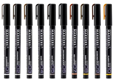 Gaahleri Marker der Metallic-Serie aus Acryltinte auf Wasserbasis GM-Set
