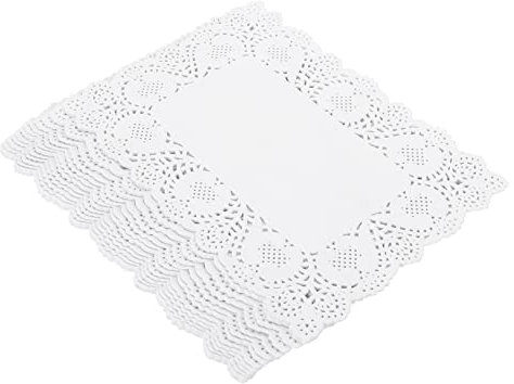 MOLUCKFU 150blätter Runde Deckchen Aus Papier Spitzendeckchen Für Tischdeko Kuchenpapiermatte Als Schutz Tischset in Ausreichender Menge Für Geburtstage Und Feiertage