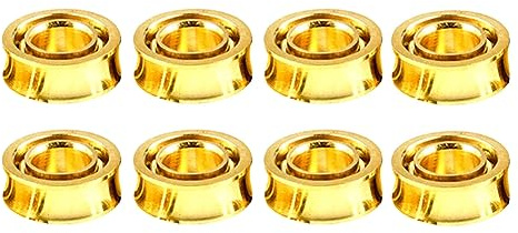 Wisboey 8 PCS R188 KK Lager Geschwindigkeitsreaktive Lager, Vergoldeter Stahl für Yoyo-Modelle