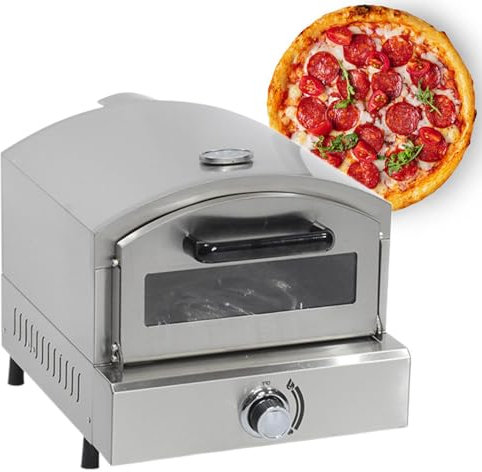 Beachtiful Gas-Pizzaofen, Pizzamaker aus Edelstahl für die Arbeitsplatte, zum Zubereiten von Pizza, Steak, Fisch, Hühnchen und mehr, für Partys im Garten im Freien