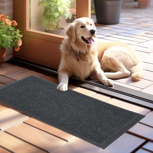 OTraki Zerbino Trappola Sporco,43,5X75 cm Tappeto Esterno Ingresso In Lavatrice, Zerbino Tappeto Asciugapassi con Microfibre Morbide Assorbenti,Tappetino d'Ingresso Assorbenti per Cane,Ingresso,Porta