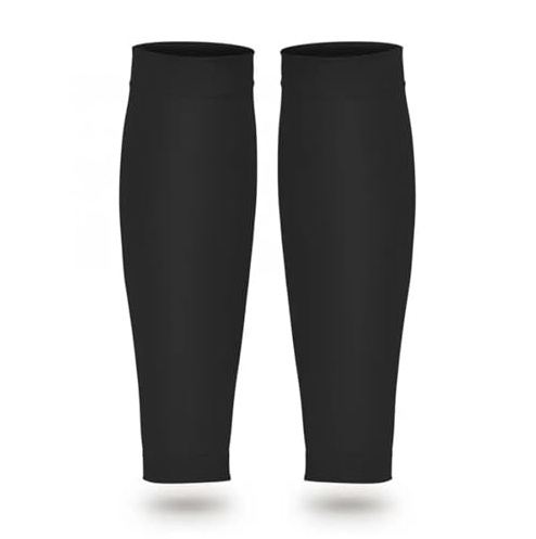 XUMKFJRE Mangas De Compresión Para Piernas Calcetines elásticos de compresión for correr, con elástico de dos etapas en la funda de pantorrilla for venas varicosas.(L)