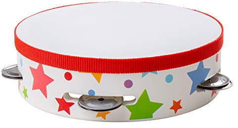 Bigjigs Toys Wooden Tambourine - Children's Musical Instrument