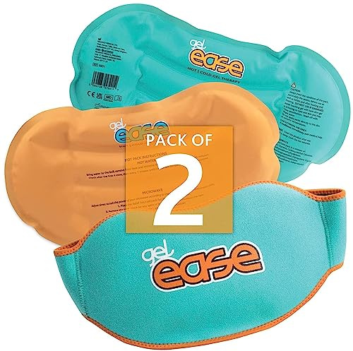 Pack Chaud et Froid Gel Ease avec Sangle Dorsale- Soulagement Thérapeutique de la Douleur avec Applications Chaudes et Froides- Douleurs Dorsales et Menstruelles- Soulagement Apaisant pour les Muscles