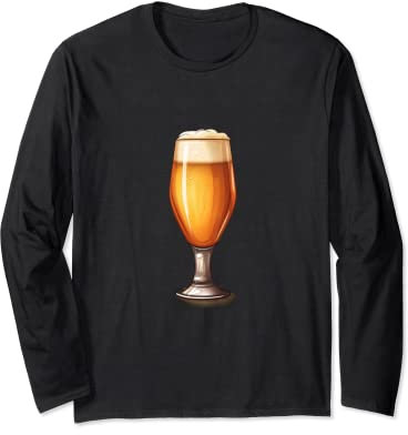 Buveur de bière en verre tulipe Manche Longue