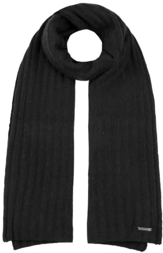 Stetson Sergnano Kaschmirschal Einfarbiger Rippstrick Schal Unisex Damen Herren Herbst Winter