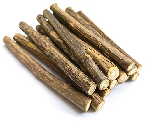 TsoLay 15 PièCes SéRies Naturel Silvervine BâTons pour Cataire BâTons Matatabi BâTons à MâCher Dents Molaire à MâCher pour Chat Dents de Nettoyage