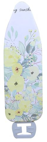 BüGelbrettbezug,BüGelbrett üBerzug Waschbare wiederverwendbare leichte Bügelbrettbezug Haushaltsrennrutschfeste dicke hitzebeständige große digitale digitale gedruckte Schutzwohnung ( Color : Flowers