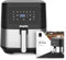 Keplin 5.8L Air Fryer - 1700W Oil-Free Cooker with 7 Presets Energy Efficient, Non-Stick, Dishwasher Safe Basket -Includes Quick Start Guide - Roast, Bake, Dehydrate, Crisp (5.8L)