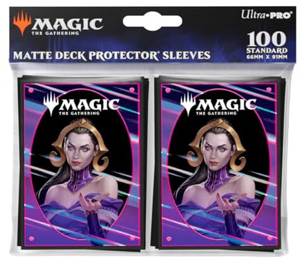 Ultra Pro - Magic: The Gathering - Foundations - 100ct Deck Protector Sleeves - Dark