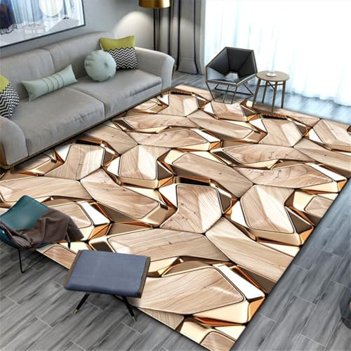 RUGMRZ Mädchen Zimmer Dekoration 80X160Cm Flur 4 Flickenteppich Waschbar Teppich Rund Klein Moderne Minimalistische Geometrische Kunst Mit Hellen Farben