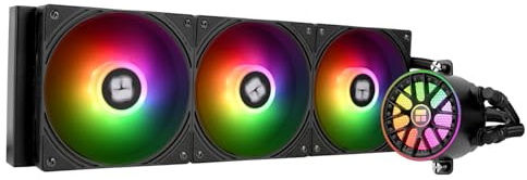 Thermalright Aqua Elite 360 V6 ARGB Black CPU Liquid Cooler, 360 Cooling Row Size,3x120mm Water Radiator,AMD: AM4/AM5,Intel LGA115X/1200/1700/1851, AIO CPU Cooler