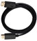 NUOBESTY 1.8M Black HD Display Port Cables Nickel Plated to Male Cable for High Performance Gaming Streaming Compatible with Laptops Monitors