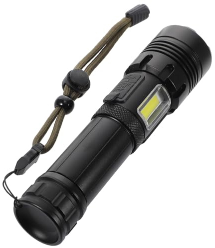 SOPOTUTU Lampe De Poche Rechargeable Étanche Usb Avec Zoom Télescopique Lampe Portable Légère Multifonction Pour Urgence Et Extérieur