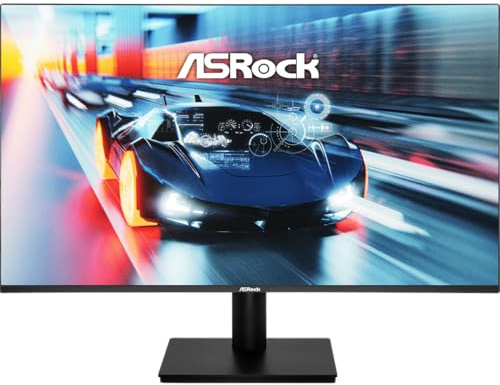 Monitor ASROCK CL27FFA,27,IPS (FHD),1920X1080,120HZ,1500:1,1MS,1HDMI+1VGA,Plano,Negro