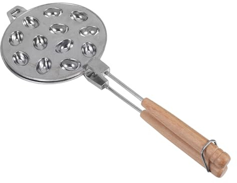MOLUCKFU Tagliabiscotti alle noci da forno stampo per biscotti stampe per biscotti stampe per caramelle al cioccolato Silver