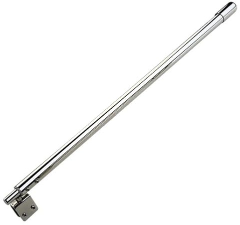 Barre de support pour porte de douche en acier, Barre de support for paroi douche en acier inoxydable chromé réglable 400-600 mm(Flat)