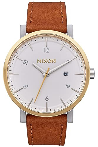 Reloj NIXON The Rollo A9452548 hombre plateado calendario