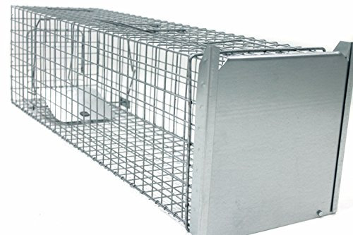 Holtaz Super Starke Falle Marderfalle Katzenfalle Fuchsfalle Biberfalle Tierfalle Kastenfalle Drahtfalle Größe: 120x34x34 cm Mit Extra Köder