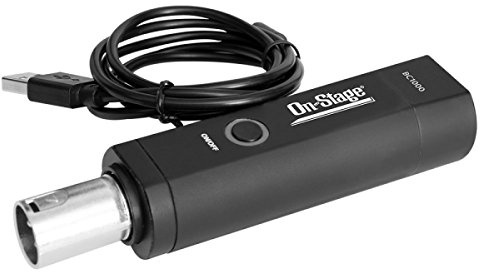 OnStage Receptor inalámbrico Bluetooth recargable On-Stage BC1000 XLR