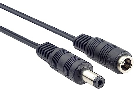PremiumCord cn-05 Verlängerungskabel für 5,5/2,1 mm Stromanschluss, Länge:1,5m