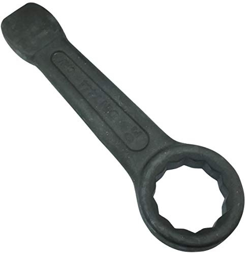 AERZETIX - C46507 - Clé polygonale à frapper renforcée 36mm - clé à frapper métrique à oeil - DIN 7444 - longueur 205mm - 12 pans bi-hexagonal - en acier CR-V