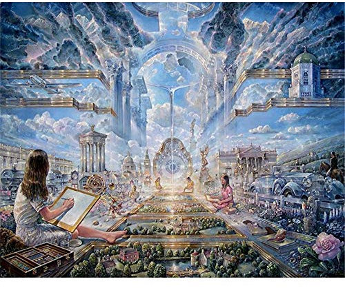 Puzzle 5000 Teile,Mädchenzeichnung Puzzle für Erwachsene,Impossible Puzzle, farbenfrohes Legespiel,Geschicklichkeitsspiel für die ganze Familie,Erwachsenenpuzzle ab 14 Jahren-61.61x41.53 Zoll (156.5