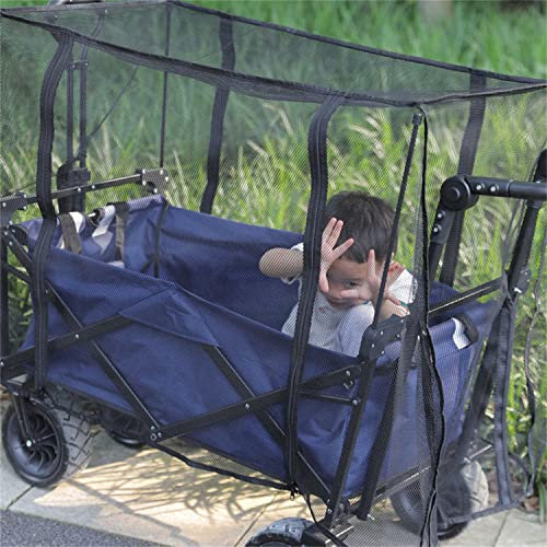 TMXKOOK Insektenschutz, passend fr Kinderwagen, Buggys, Bollerwagen, Reisebetten (Das Produkt enthlt nur EIN Moskitonetz)