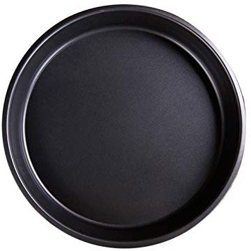 Tegami pizza Teglia Pizza Pan Pizza antiaderente, forno Pan Stampo for il porto di cottura, strumento rotondo della torta di cottura, vassoio di pizza durevole in acciaio al carbonio Tagliere per Piz