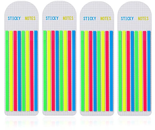 640Pcs Highlighter Tape Highlighter Stripe, Long Page Tabs, Transparent Sticky Page Markers Tabs, Colorful Page Markers Sticky, Index Tabs, Book Tabs for Annotating Books, Page Tape for Index Note