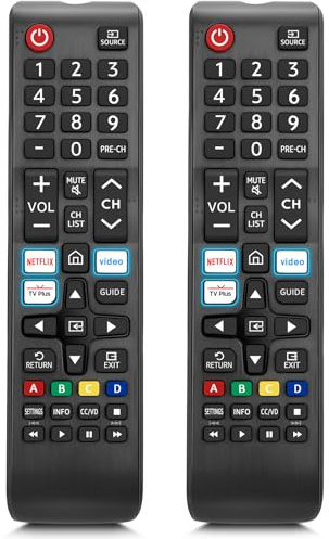 (Pack of 2) for Samsung Smart TV Remote Control Universal Replacement Remote Compatible with Samsung Smart LCD LED HDTV 3D TVs BN59-01315J BN59-01315A BN59-01301A BN59-01199F BN59-01303A