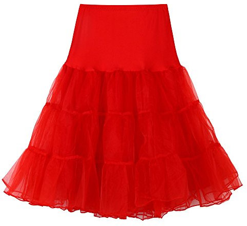 AMDOLE Deals of The Day Tüllrock Feenkleider Damen Tüllrock Schwarz Lang Damen Schwarzer Teufel Kostüm Damen Tüllrock Damen Silber Chiffonrock Kurz Popcorn Kostüm Damen Tüllrock Gelb Damen