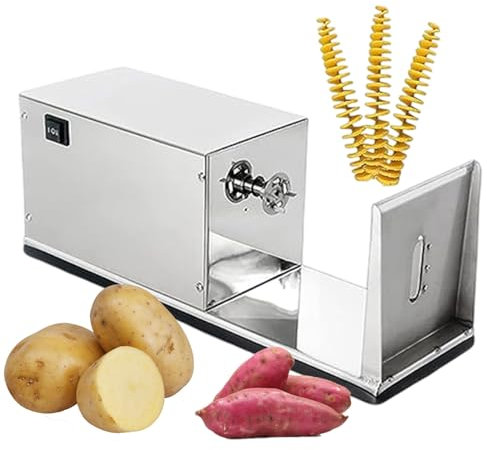 Affettatrice Elettrica Per Patate Tornado, Torre Allungabile Automatica Per Patate, Tagliatrice Commerciale A Spirale Per Patate Per Patate Dolci, Carote, Mele, Cetrioli
