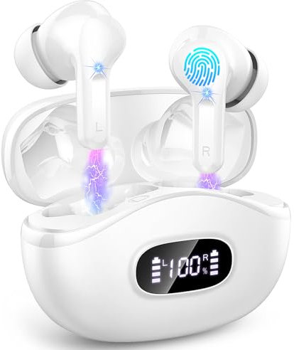 AOTONOK Ecouteurs Bluetooth sans Fil, Écouteurs Bluetooth 5.3 Oreillette pour iOS Android