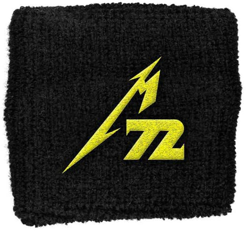 Razamataz Metallica M72 Band Logo Embroidered Sweatband One Size