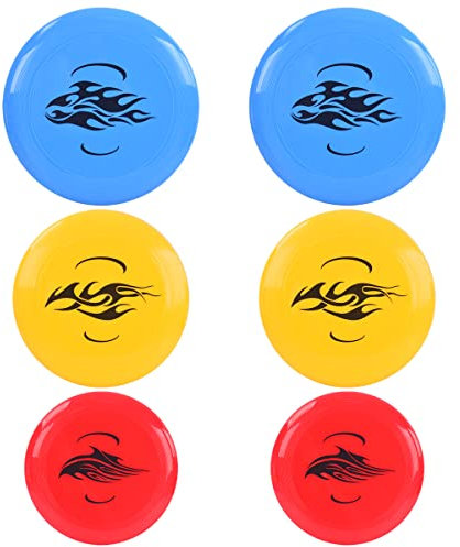 Naissgo Disc Golf Set,6 Stück Disc Golf Scheiben Set, Driver, Midrange & Putter Disc Wurfscheibe für Erwachsene Kinder, Discgolf für Sport, Spiele