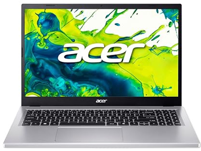 acer Aspire Go 15 (AG15-71P-507S) Laptop, 15,6 FHD IPS Display, Intel Core i5-13420H, 8 GB RAM, 512 GB SSD, Intel UHD Graphics, Windows 11, QWERTZ Tastatur, Silber