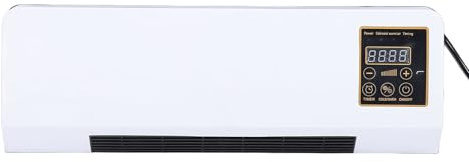 Jectse Raffreddamento a Parete Intelligente Raffreddamento Multifunzionale di a Riscaldamento Rapido 1800 W per Casa - Montato a Parete (Plug 220v)