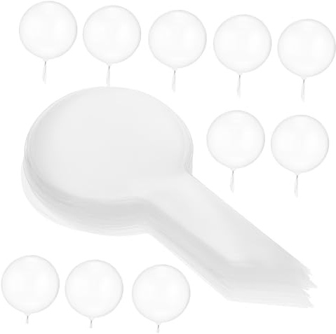 WEKAMOS Bobo Ballons 8 Zoll Transparent Tpu 100 Stück Party Ballons Für Hochzeiten Geburtstage Und Dekoration Innen Außen