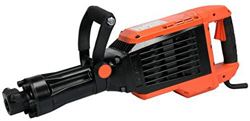 YATO Profi Abbruchhammer | 1600 Watt | 65 Joule | Sechskant-Aufnahme | Spitz- und Flachmeißel | solider Metallkoffer | Öl-Gekühlt | Stemmhammer Meißelhammer Schlaghammer