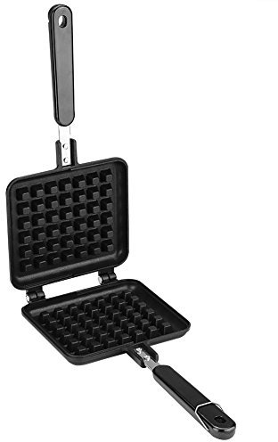 Stampo per waffle, stampo per waffle in lega di alluminio, piastra per waffle a doppia faccia, teglia per waffle da per waffle da forno